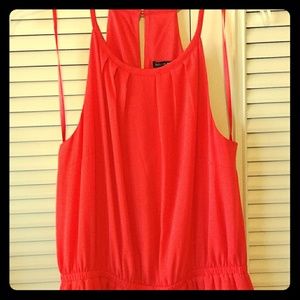 Banana Republic Coral halter dress